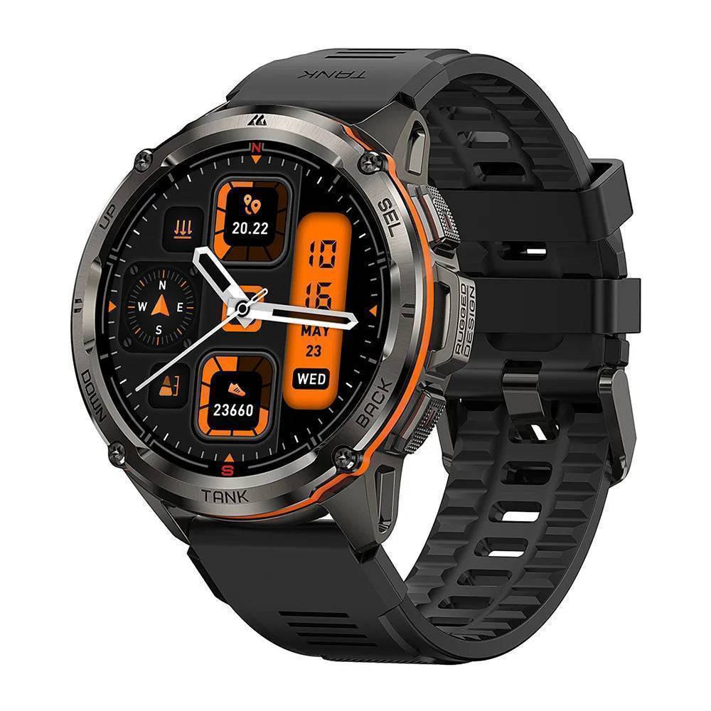 KOSPET TANK T3 Ultra Smart Watch for Men -GPS AMOLED AOD Bluetooth Fitness Tracker 470mAh Digital Electronic Watch