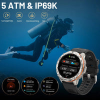 Thumbnail for KOSPET TANK T3 Ultra Smart Watch for Men -GPS AMOLED AOD Bluetooth Fitness Tracker 470mAh Digital Electronic Watch