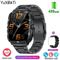 Thumbnail for Military Smart Watch Men IP68 3ATM Waterproof with BT  Call Outdoor - Sports Fitness Tracker 24H Health Monitor 430mAh Battery