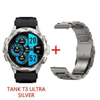 Thumbnail for KOSPET TANK T3 Ultra Smart Watch for Men -GPS AMOLED AOD Bluetooth Fitness Tracker 470mAh Digital Electronic Watch