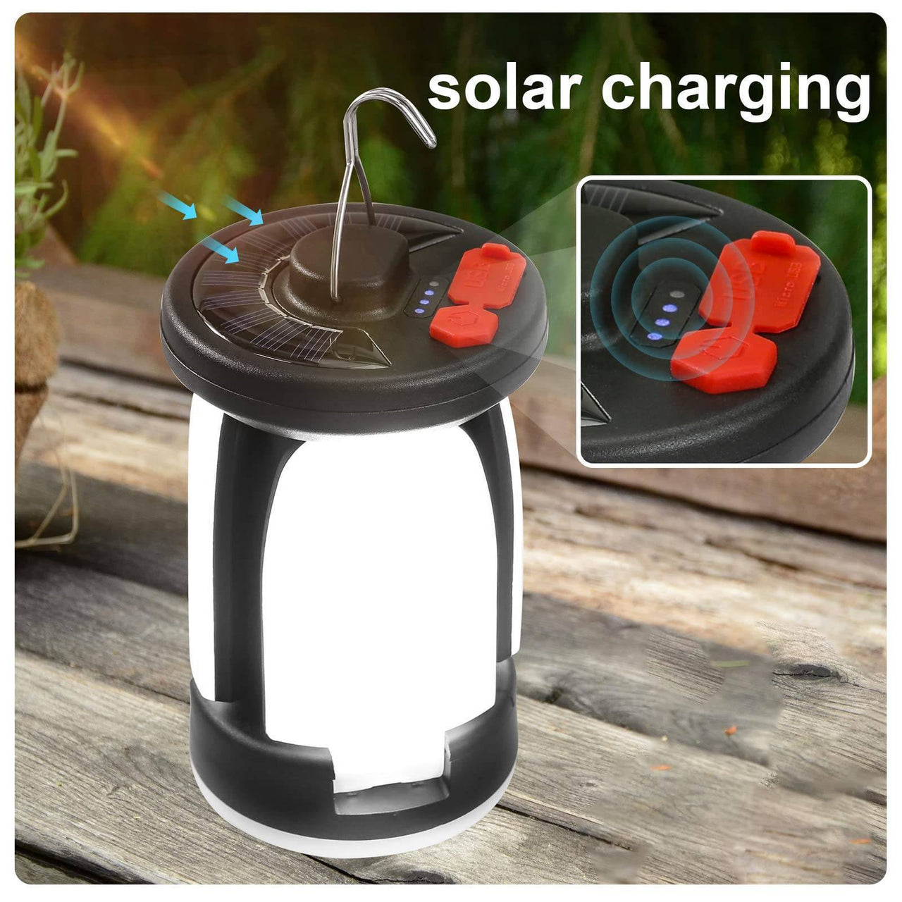 Survival Gears Depot High Power 4500mAH Solar LED Camping Lantern