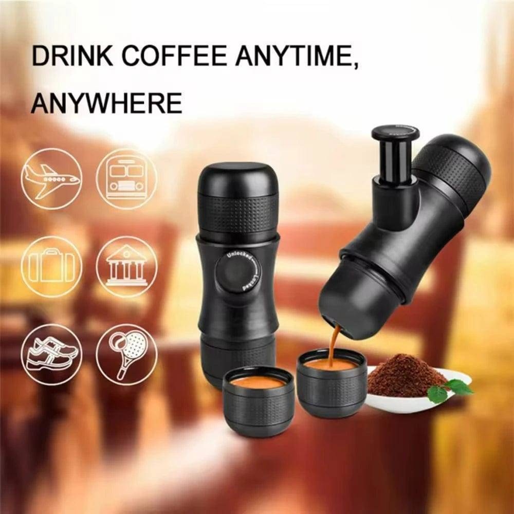 Survival Gears Depot Home & Garden Black JavaJet Portable Manual Espresso Maker: Enjoy Perfect Espresso Anywhere!