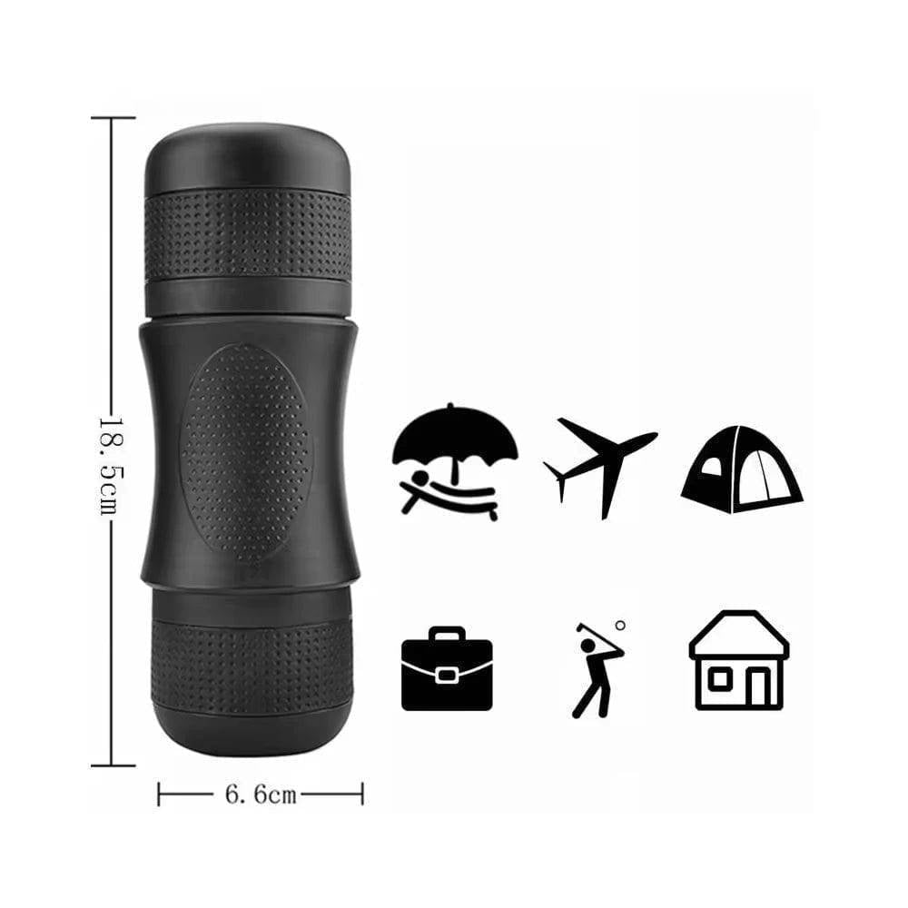 Survival Gears Depot Home & Garden Default SKU JavaJet Portable Manual Espresso Maker: Enjoy Perfect Espresso Anywhere!