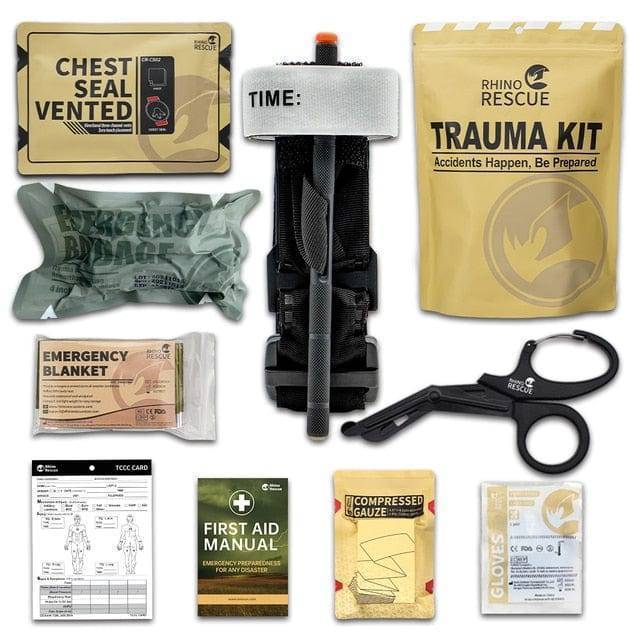 RHINO RESCUE Rhino Rescue Store Safety & Survival 7pcs Tactical Kit Camping Survival | Tactical Outdoor Survival Kit - Tactical Kit Survival