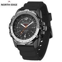 Thumbnail for Survival Gears Depot Watches Black / CHINA Waterproof Military Men's Sport Wristwatch NORTH EDGE EVOQUE 2 with Solar Power