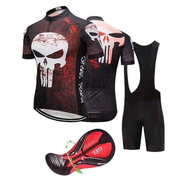 Skull Cycling Jersey Set – Survival Gears Depot