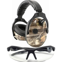 Thumbnail for Survival Gears Depot Ear Protector New Electronic Shooting Earmuffs with Military Ballistic Clear Anti Fog & Scratch Resistant Eyewear