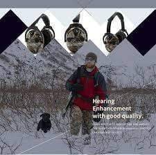 Survival Gears Depot Ear Protector New Electronic Shooting Earmuffs with Military Ballistic Clear Anti Fog & Scratch Resistant Eyewear