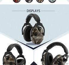 Survival Gears Depot Ear Protector New Electronic Shooting Earmuffs with Military Ballistic Clear Anti Fog & Scratch Resistant Eyewear