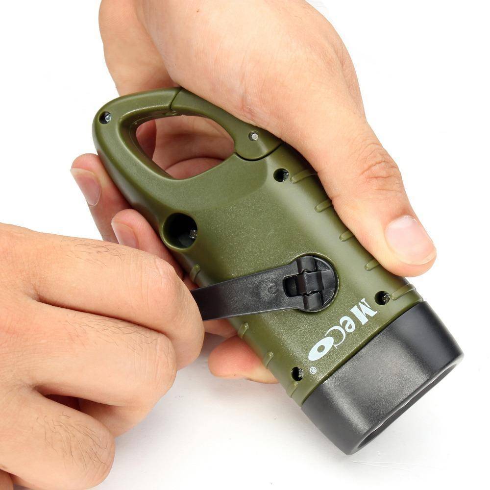 BFVV Hand Crank Flashlight for Kids and Adult Emergency Flashlights No  Battery Require Safety Tool Survival Gear Self Powered Charging Torch  Dynamo