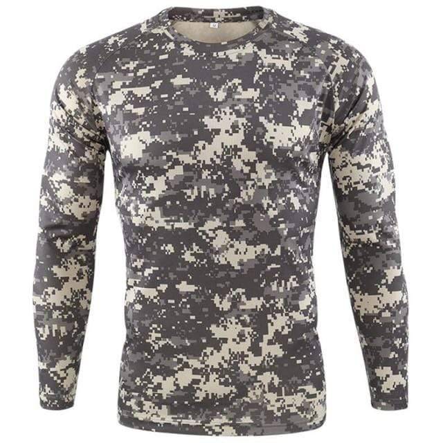 Survival Gears Depot Hiking T-shirts ACU / S Tactical Camouflage Forest Land Shirt