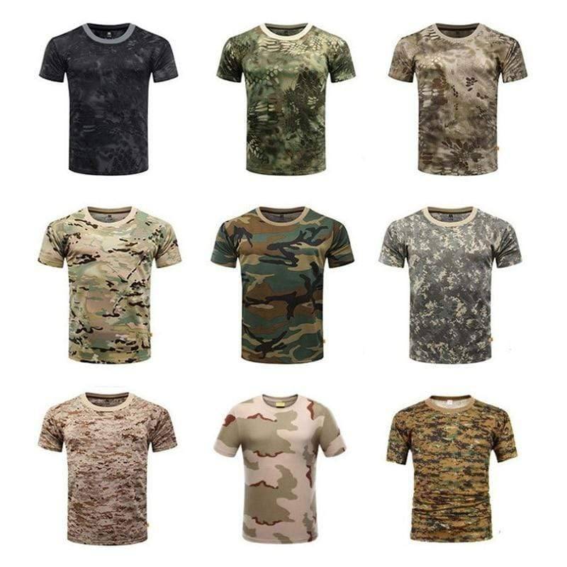 Camouflage Quick Dry O Neck Shirt for outdoor activities3