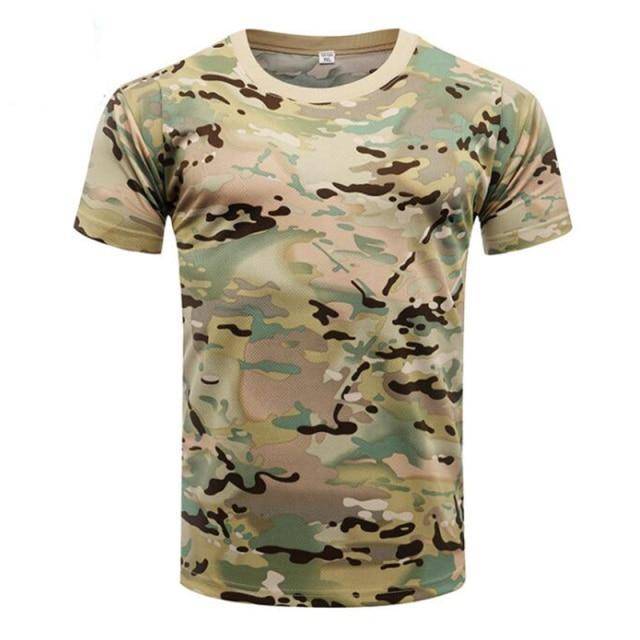 Camouflage Quick Dry O Neck Shirt for outdoor activities4