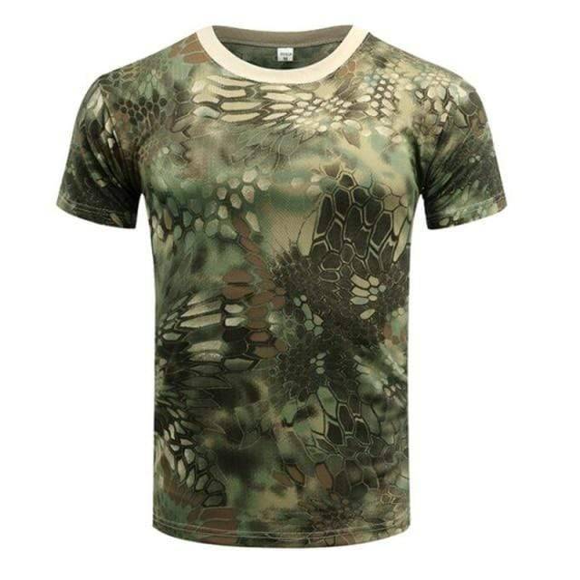 Camouflage Quick Dry O Neck Shirt for outdoor activities2