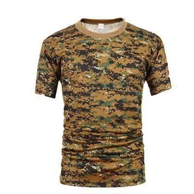 Camouflage Quick Dry O Neck Shirt for outdoor activities10