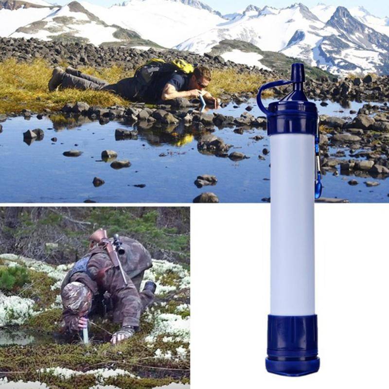 Outdoor Survival Water Filter Straws Camping Equipment Water