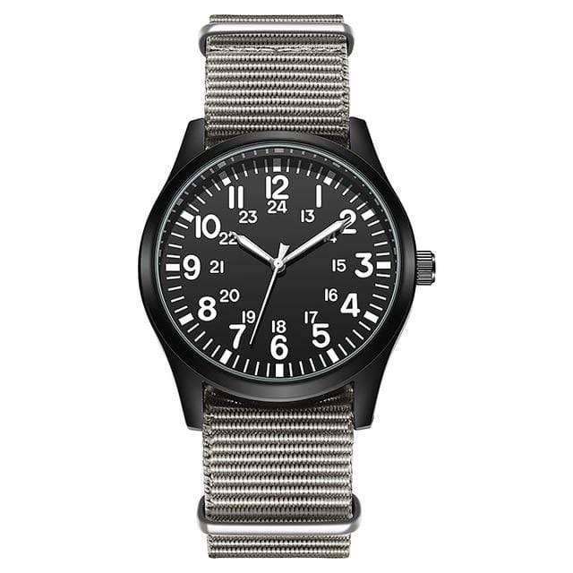 Survival Gears Depot Quartz Watches Khaki Outdoor Nylon Strap Sport Watch