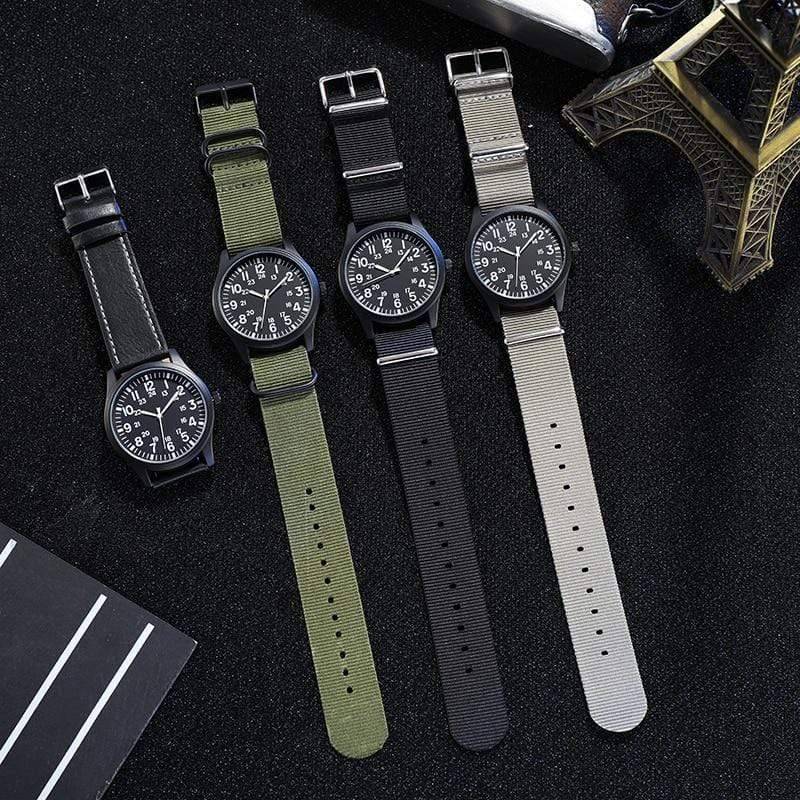 Survival Gears Depot Quartz Watches Outdoor Nylon Strap Sport Watch