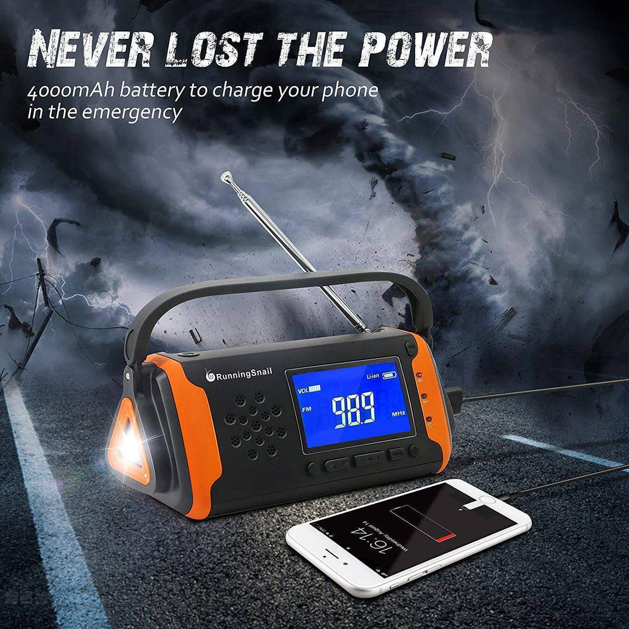 Survival Gears Depot Radio Portable Solar Emergency Radio |  Survival