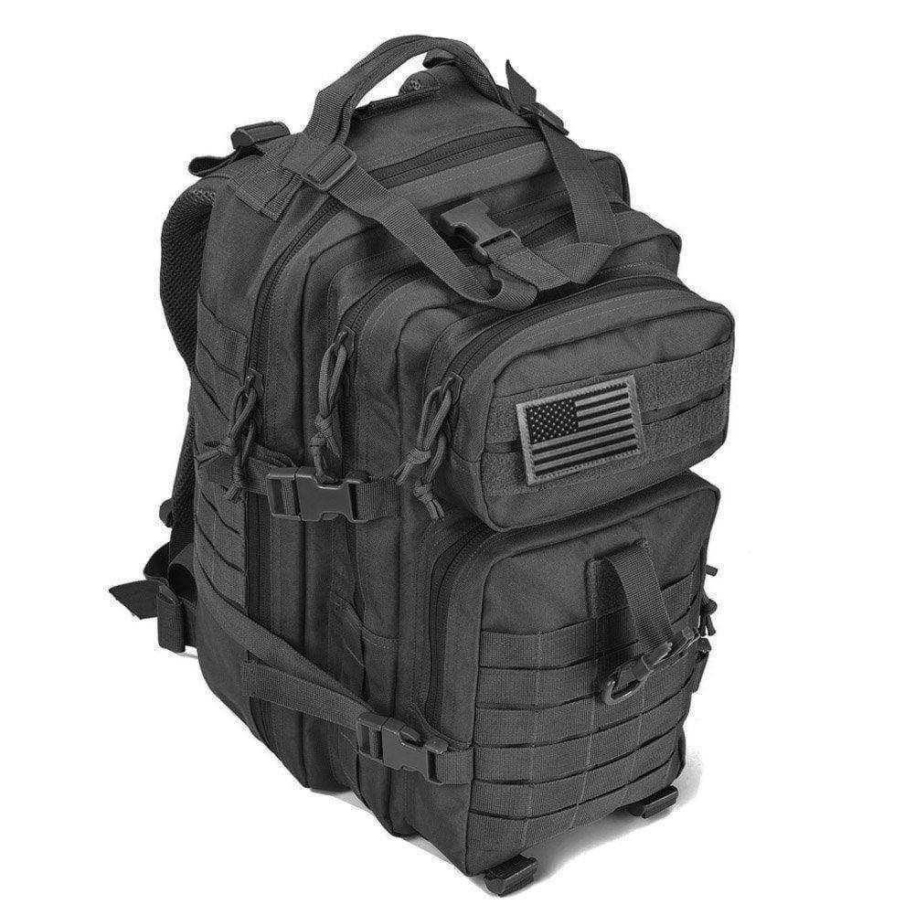 45L Military Tactical Backpack Army Rucksack Large Capacity Outdoor Travel Camping Hiking Bag Khaki