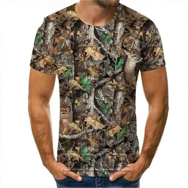 Survival Gears Depot T-Shirts TO51 / XXS Outdoor Hunting Camouflage T-Shirt